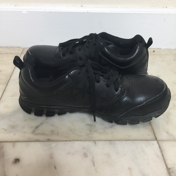 Reebok Mens Sz/8.5W Alloy Toe Leather Work Shoe main image 6